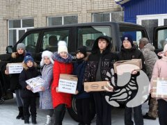 40 кг кормов для птиц передали заповеднику "Присурский"  учащиеся школы № 3 г. Алатырь  