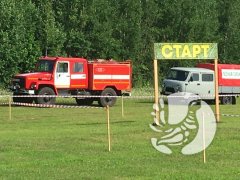 Инспектора заповедника "Присурский" поборолись за звание лучшего лесного пожарного