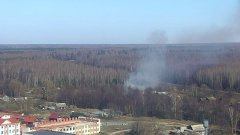 10 апреля предотвращен пожар на границе с заповедником «Присурский»